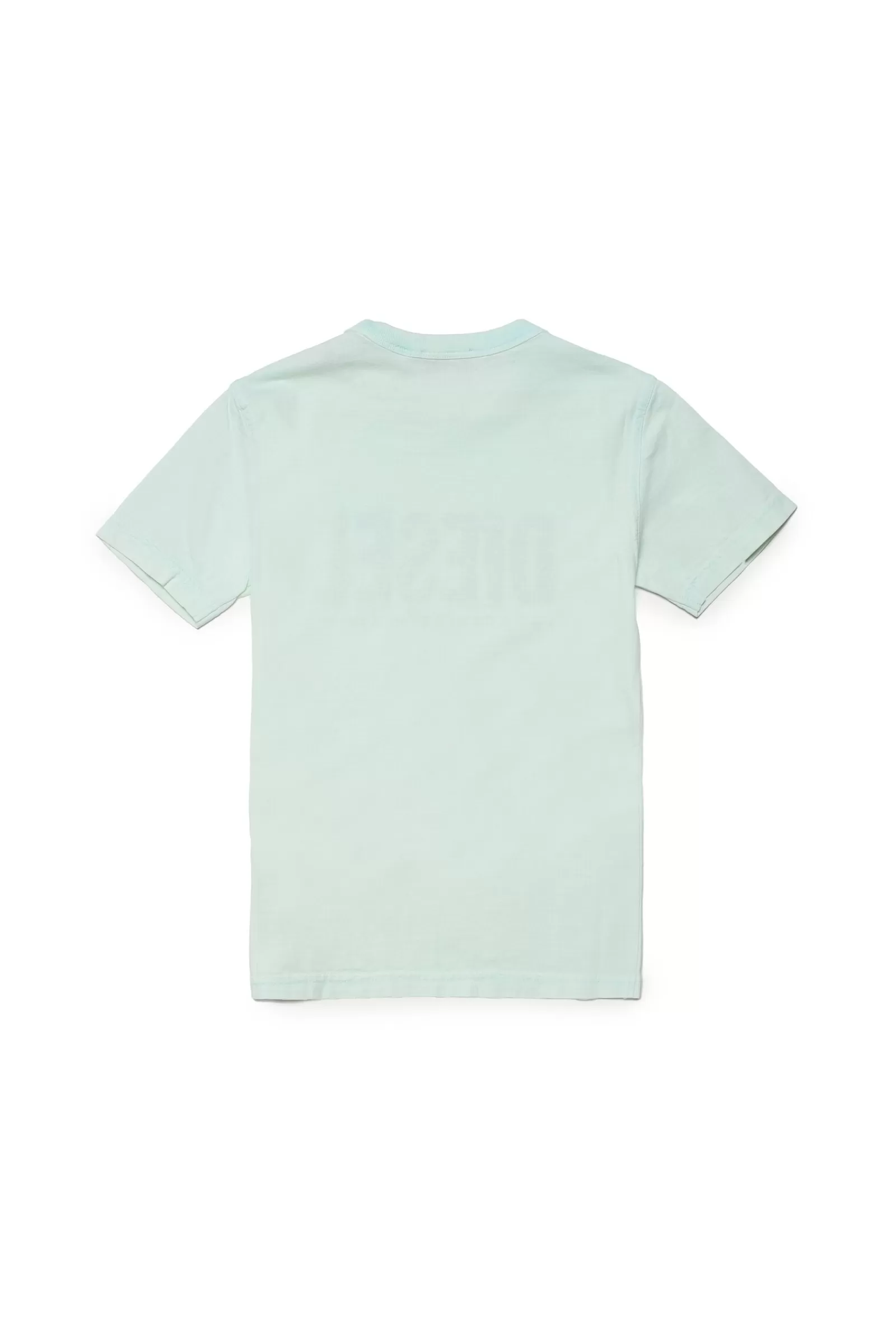 T-Shirt<DIESEL T-Shirt Verde In Cotone Con Logo Effetto Sbiadito Verde Katydid