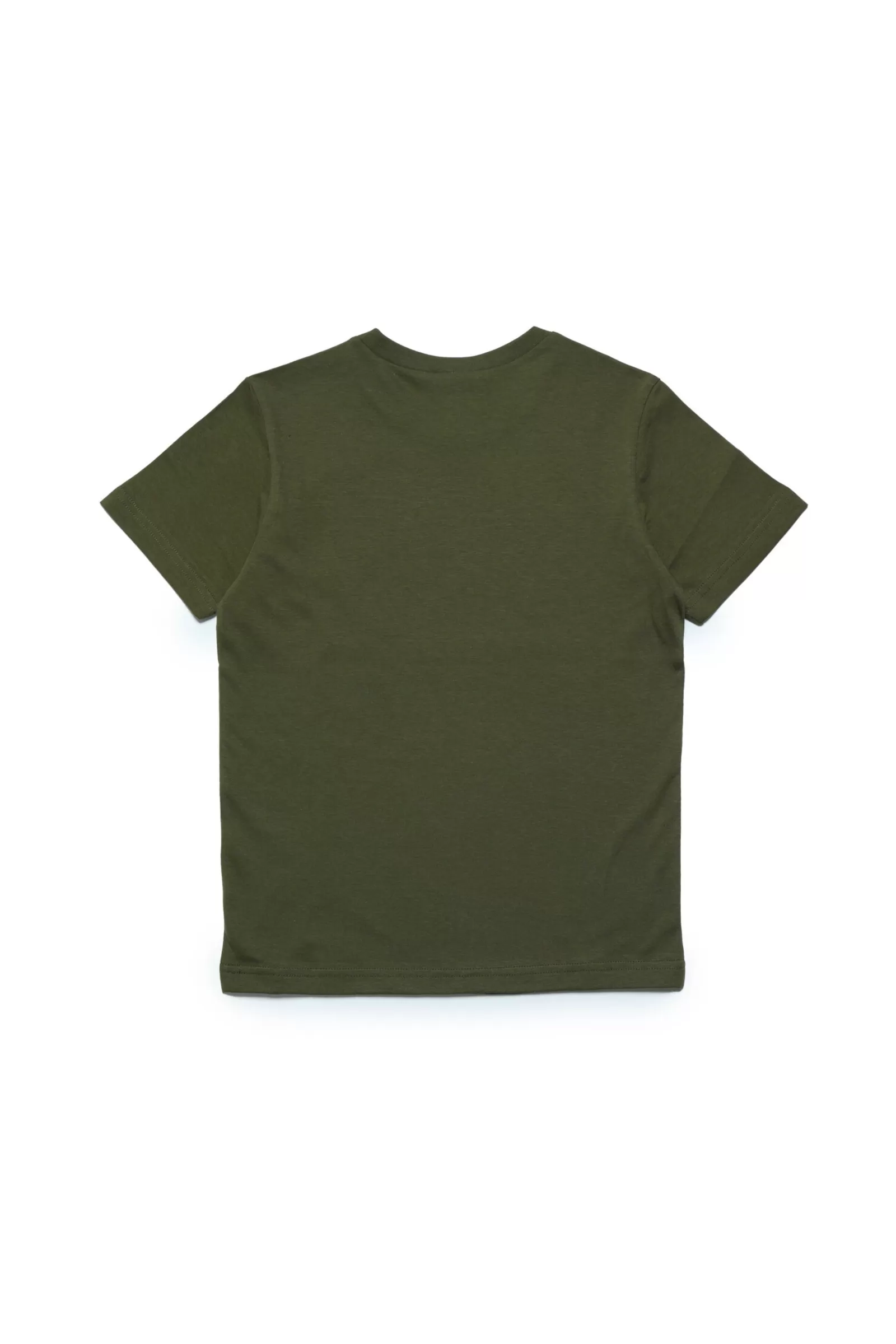 T-Shirt<N°21 T-Shirt Verde In Jersey Con Logo Verde Oliva Scuro