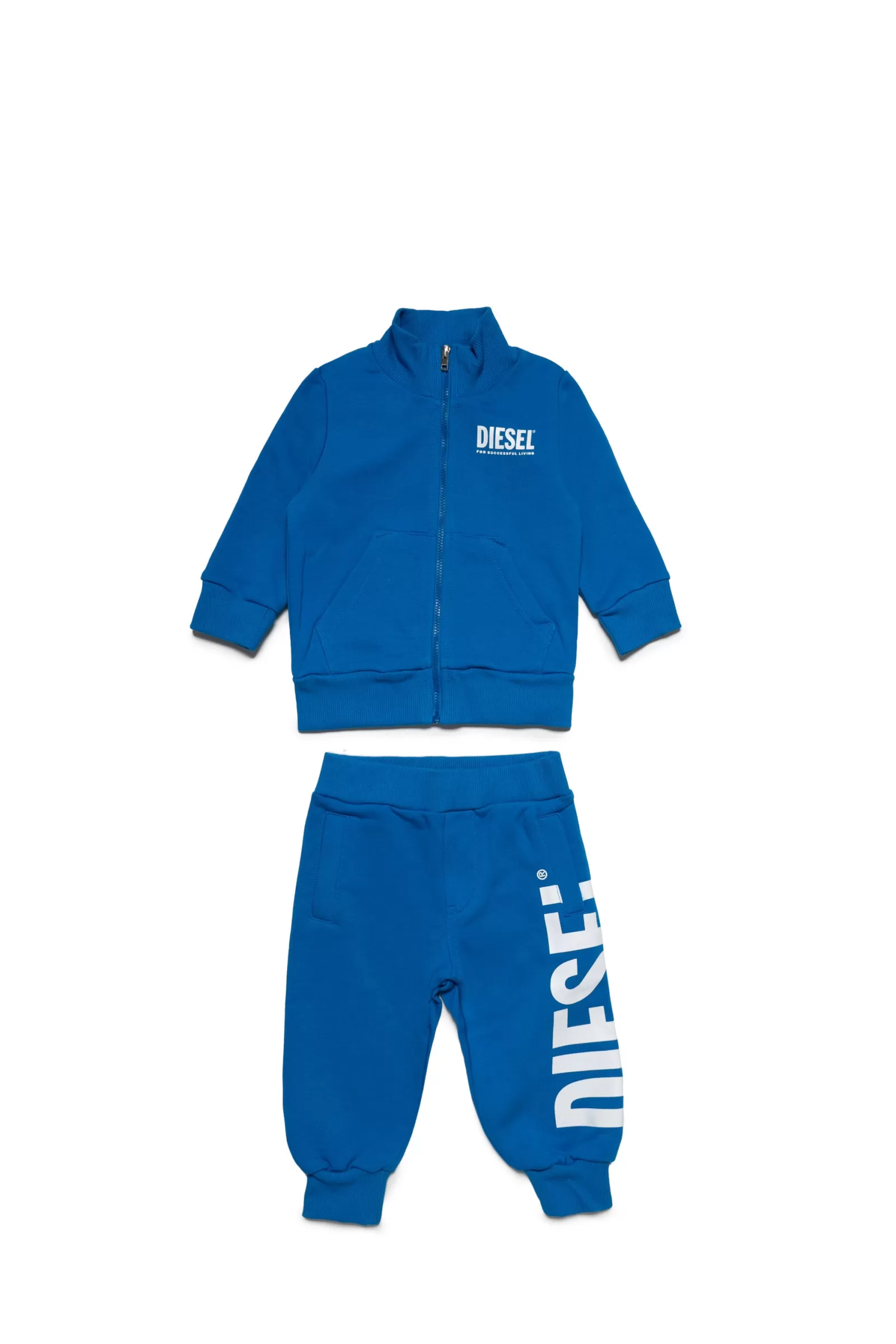 Tute E Baby Set<DIESEL Tuta Blu In Felpa Con Logo Extra-Large Blu Principessa