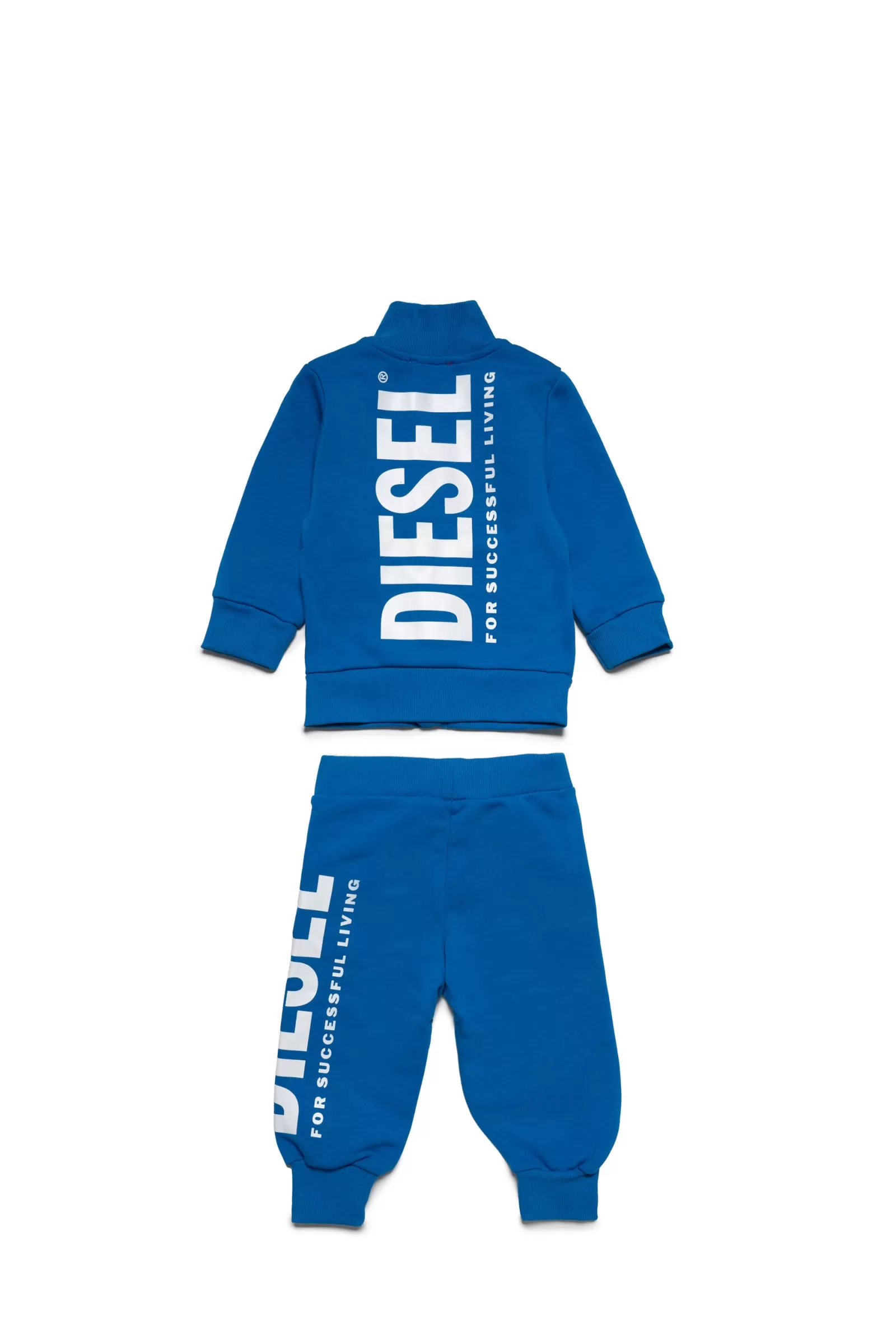 Tute E Baby Set<DIESEL Tuta Blu In Felpa Con Logo Extra-Large Blu Principessa