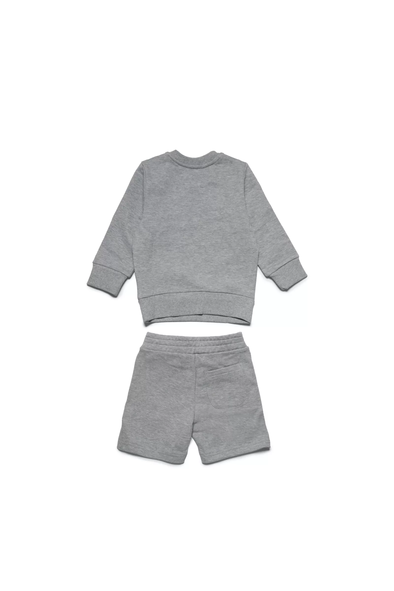 Tute E Baby Set<DIESEL Tuta Grigia In Felpa Con Logo In Versione  Nuovo Grigio Melange